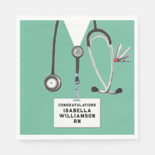 Nurse Graduation Party Napkin