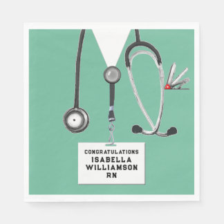 Nurse Graduation Party Napkin