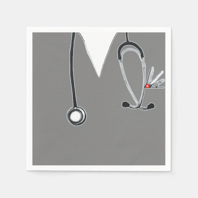 Nurse Graduation Party Napkin (Front)