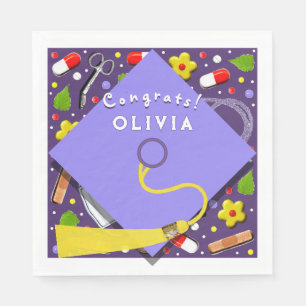 Nurse Graduation Party Napkin