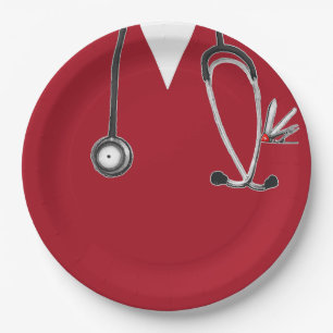 Nurse Graduation Party Paper Plate