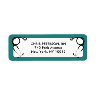 Nurse Graduation Return Address Label