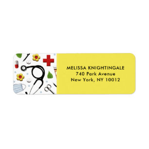 Nurse Graduation Return Address Label