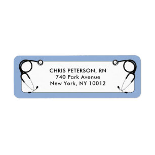 Nurse Graduation Return Address Label