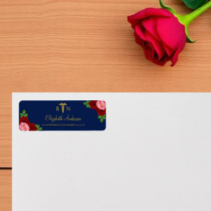 Nurse Graduation Return Address Label
