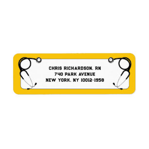Nurse Graduation Return Address Label