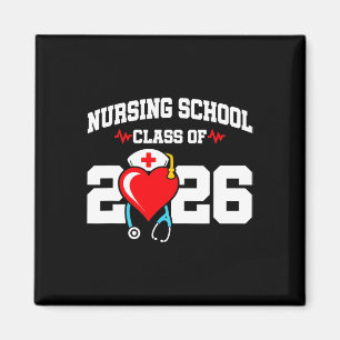 Nurse Graduation - Rn Nurse - Nursing School Gradu Magnet