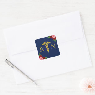 Nurse Graduation Square Sticker