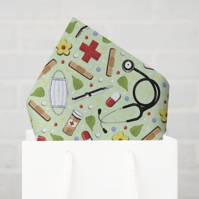Nurse Graduation Tissue Paper (Gift Bag)