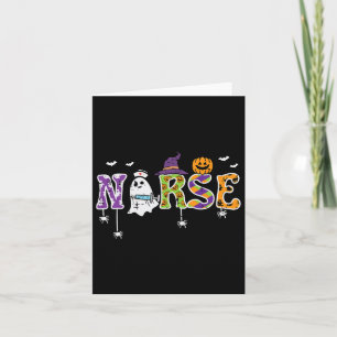 Nurse Halloween Costume Nursing Costume Scrub Top  Card