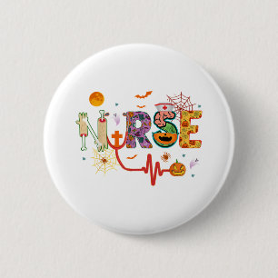 Nurse Halloween Costume Stethoscope Heartbeat Pump 6 Cm Round Badge