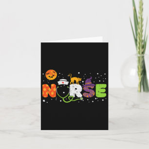 Nurse Halloween Costume Stethoscope Heartbeat Pump Card