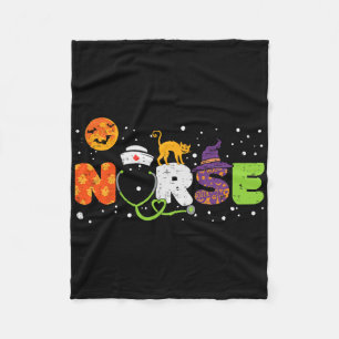 Nurse Halloween Costume Stethoscope Heartbeat Pump Fleece Blanket