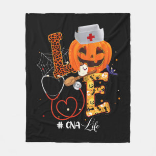 Nurse Halloween Costumes For Women Wth Love CNA Li Fleece Blanket
