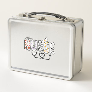 Nurse Halloween Funny Ghost halloween nursing  Metal Lunch Box