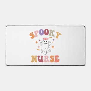 Nurse Halloween Shirt - Spooky Nurse Halloween Desk Mat