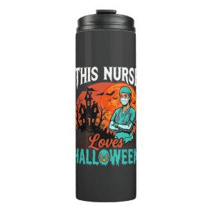 Nurse Halloween Spooky Healthcare Design_1 Thermal Tumbler