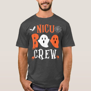 Nurse Halloween Tee RN ICU ER Nursing Witch Hat Bo
