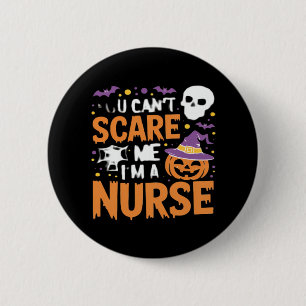 Nurse Halloween Witch Funny Nursing Essential T-Sh 6 Cm Round Badge
