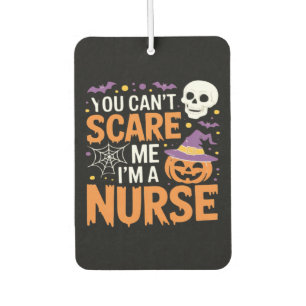 Nurse Halloween Witch Funny Nursing Essential T-Sh Car Air Freshener