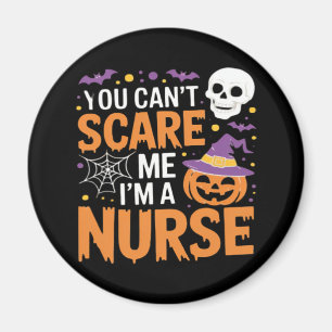 Nurse Halloween Witch Funny Nursing Essential T-Sh Magnet