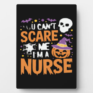 Nurse Halloween Witch Funny Nursing Essential T-Sh Plaque