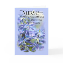 Nurse / Happy Nurses Day - Blue Bell Flowers