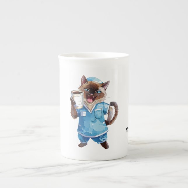 Nurse having a cup of coffee  (Front)