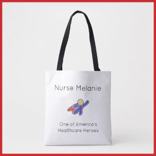 Nurse Healthcare Hero Tote Bag