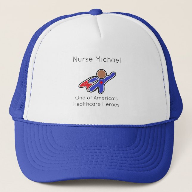 Nurse Healthcare Hero Trucker Hat (Front)