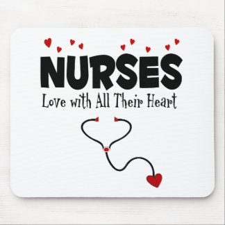 Nurse Heart Gift Mouse Pad