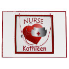 Nurse Heart Nurses Custom Medical Large Gift Bag