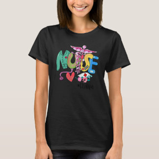 Nurse Heart Stethoscope Cna Life Nurse Nurse Life T-Shirt