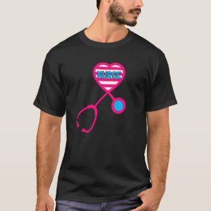 Nurse Heart Stethoscope Love Nursing Rn Lpn T-Shirt