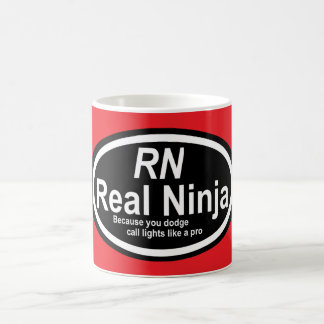 Nurse Humor Print Novelty "RN" Coffee Mug