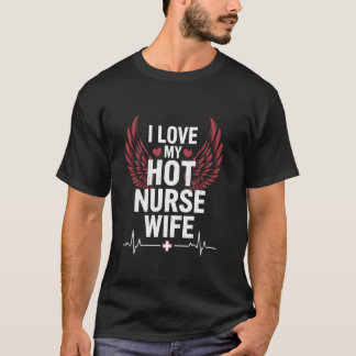 Nurse husband and nursing husband design nursing w T-Shirt