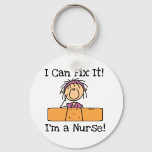 Nurse I Can Fix It T-shirts and Gifts Key Ring