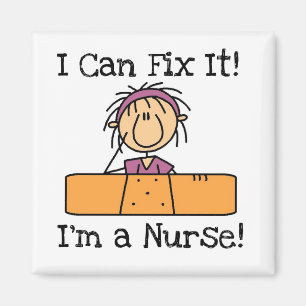 Nurse I Can Fix It T-shirts and Gifts Magnet