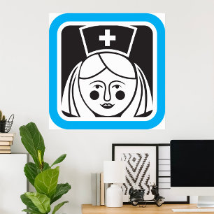 Nurse Icon Poster