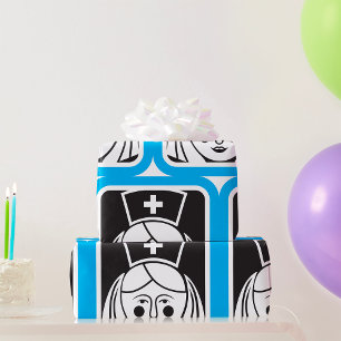 Nurse Icon Wrapping Paper