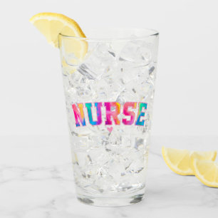 "Nurse" in Elegant Rainbow Colours   Vibrant & Glass