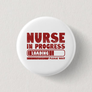 Nurse in Training 3 Cm Round Badge