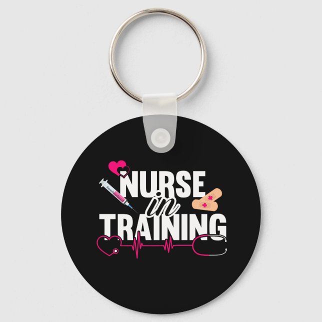 Nurse In Training Nursing Student  Key Ring (Front)