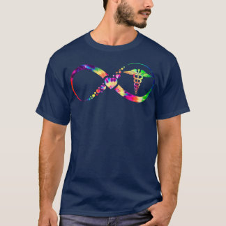 nurse Infinity tie dye T-Shirt