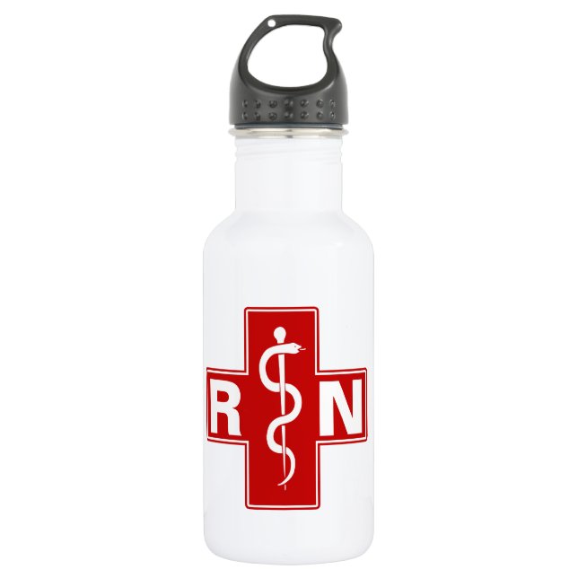 Nurse Initials 532 Ml Water Bottle (Front)