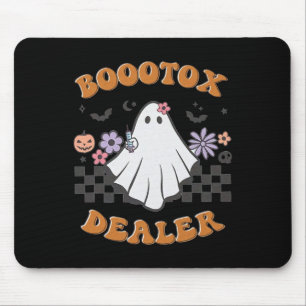 Nurse Injector Halloween Retro Botox Dealer Ghost Mouse Pad