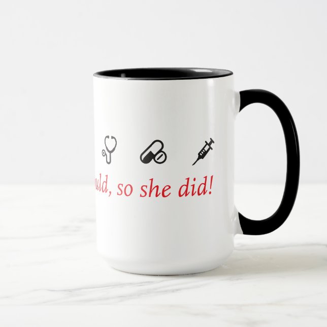 Nurse Inspiration Mug - white (Right)