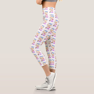 Nurse Inspire Love Heal Med Therapist Capri Leggings