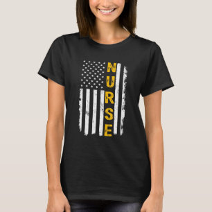 Nurse Job American Flag 4th Of July Correctional N T-Shirt
