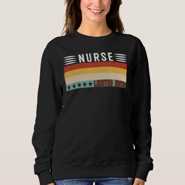 Nurse Job Title Profession Worker Appreciation Ide Sweatshirt (Front)